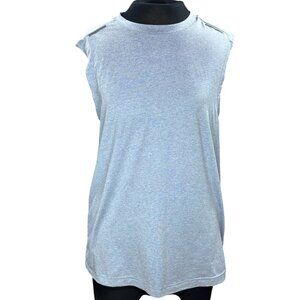 Asics Blue Sleeveless Activewear Tank Top Womens Size XL